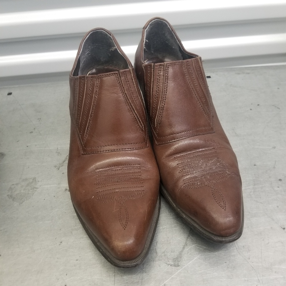 Durango Low Ankle Boot 7.5 mules Brown Leather